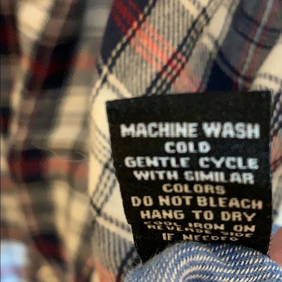 Rue21 Carbon plaid men’s XXL button up collared shirt NWT - Picture 4 of 8